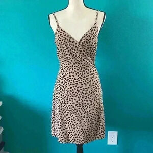 Sanctuary leopard animal print wrap dress in size small